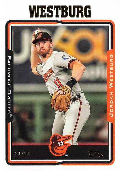 2025 Topps Archives Jordan Westburg #296 Baltimore Orioles