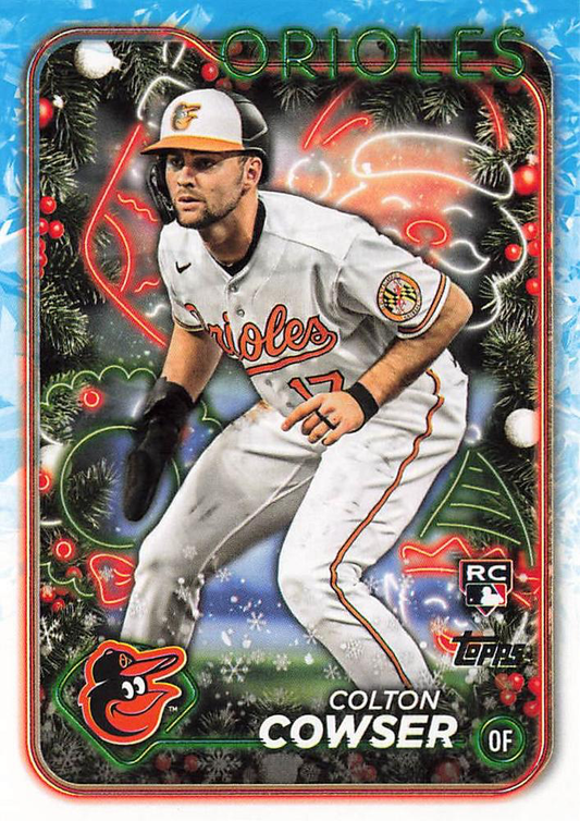2024 Topps Holiday Colton Cowser Baltimore Orioles #H170