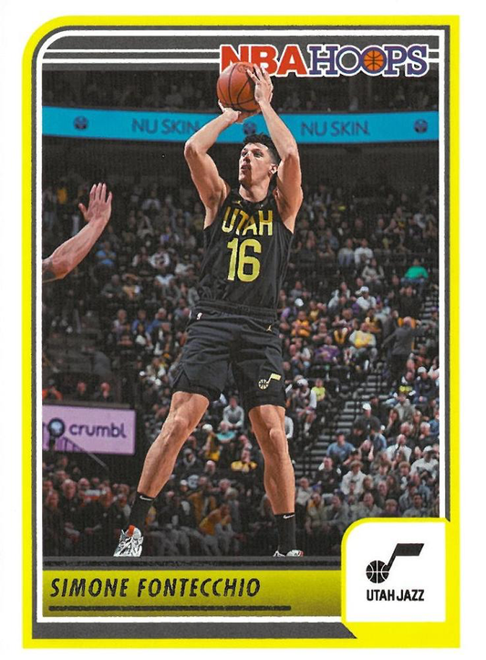 2023 Panini Hoops Simone Fontecchio #144 Utah Jazz