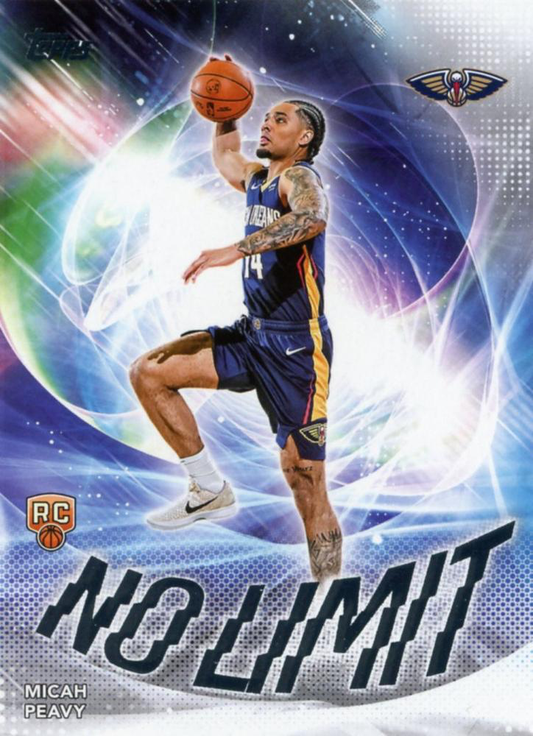 2025 Topps NBA No Limit Micah Peavy NL-39 New Orleans Pelicans