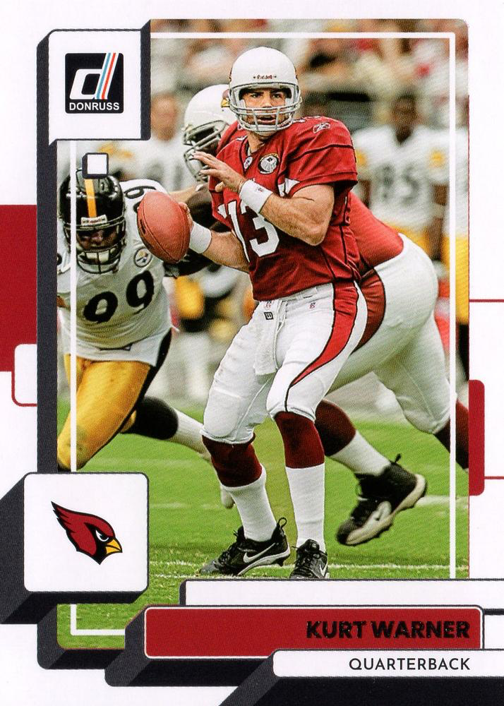 2022 Panini Donruss Kurt Warner #1 Arizona Cardinals