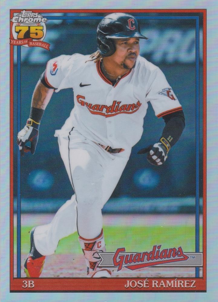2026 Topps Chrome 1991 35th José Ramírez #91CB-9 Cleveland Guardians