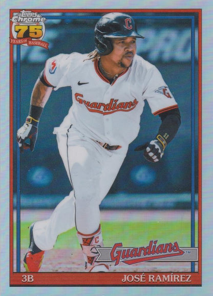 2026 Topps Chrome 1991 35th José Ramírez #91CB-9 Cleveland Guardians