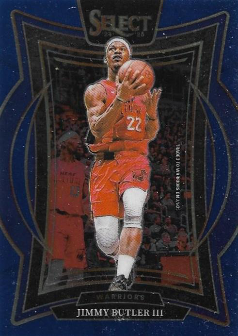 2024 Panini Select Jimmy Butler III Blue #34 Golden State Warriors