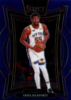 2024 Panini Select Ariel Hukporti RC Blue #93 New York Knicks