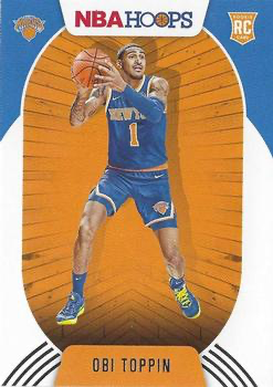 2020 Panini Hoops Obi Toppin RC #226 New York Knicks