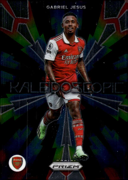 2022 Panini Prizm Premier League Gabriel Jesus Kaleidoscopic #11 Arsenal FC