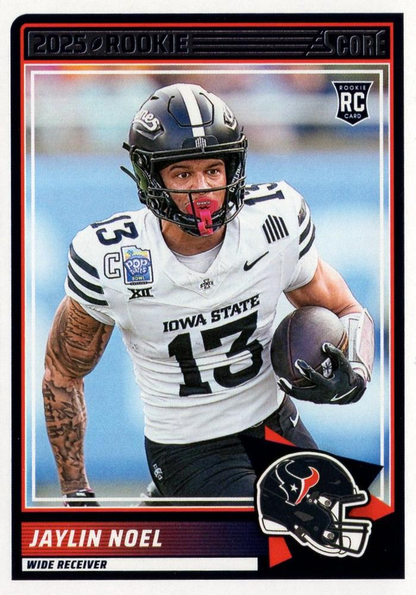 2025 Panini Score Jaylin Noel RC #68 Houston Texans