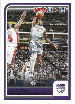 2023 Panini Hoops Malik Monk #40 Sacramento Kings