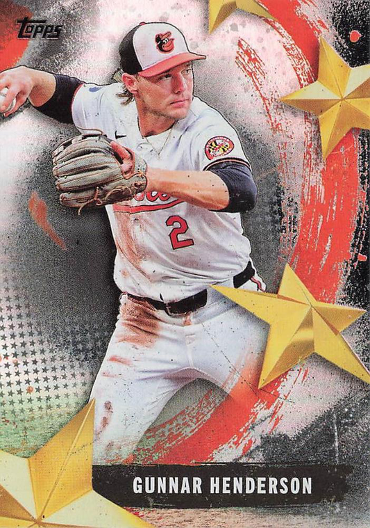 2025 Topps Series 1 Stars of MLB Gunnar Henderson Baltimore Orioles #SMLB-12