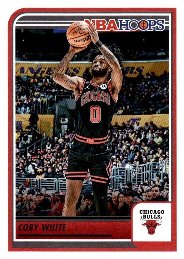2023 Panini Hoops Coby White #85 Chicago Bulls