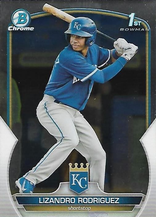 2023 Bowman Chrome Prospects Lizandro Rodriguez 1st Kansas City Royals #BCP-47