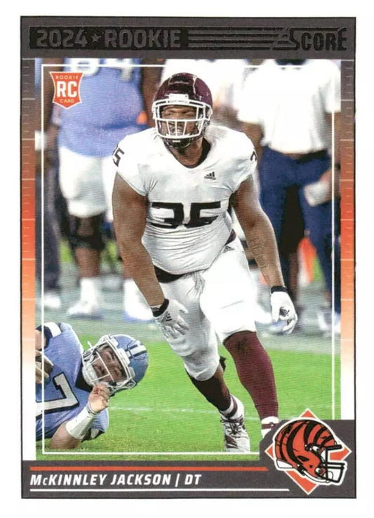 2024 Panini Score Football McKinnley Jackson Cincinnati Bengals #398 RC