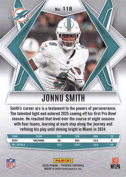 2025 Panini Phoenix Jonnu Smith #118 Miami Dolphins