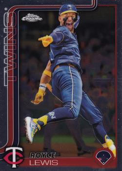 2025 Topps Chrome MLB Royce Lewis #254 Minnesota Twins