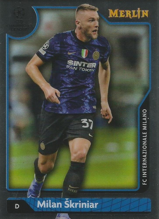 2021 Topps Merlin UEFA Club Competitions Milan Škriniar #145 Inter Milan
