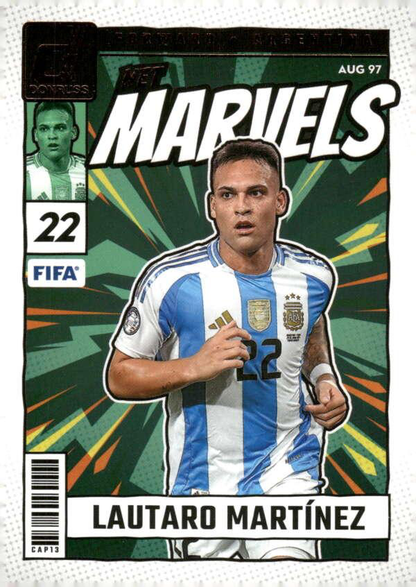 2024 Panini Donruss Net Marvels Lautaro Martinez #22 Argentina