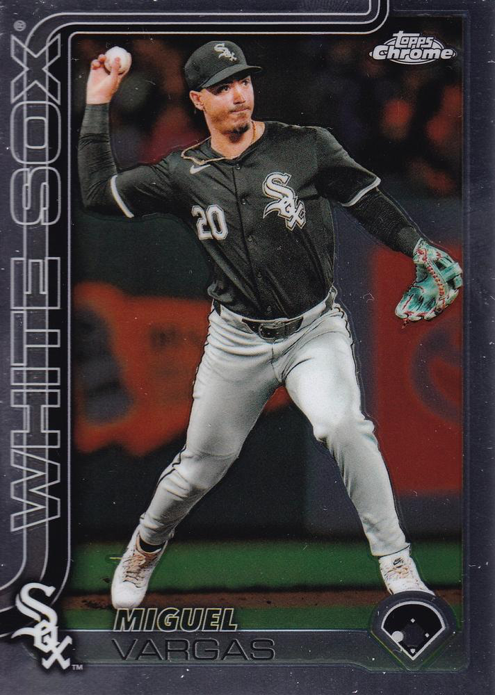 2025 Topps Chrome MLB Miguel Vargas #51 Chicago White Sox