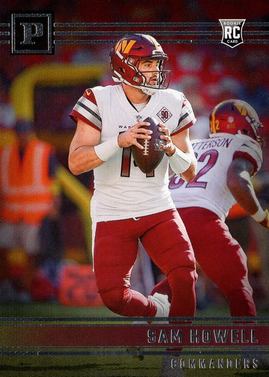 2022 Panini Chronicles Panini RC Sam Howell #PA-5 Washington Commanders