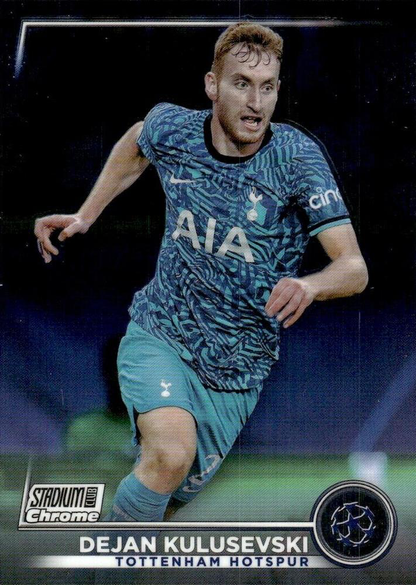 2022 Topps Stadium Club Chrome UCC Dejan Kulusevski #98 Tottenham Hotspur