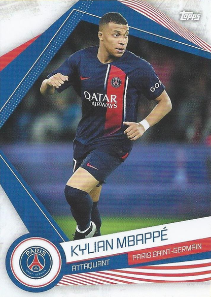 2023 Topps PSG Fan Set Kylian Mbappé PSG-20 Paris Saint-Germain