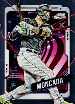 2024 Topps Chrome Cosmic Yoan Moncada #56 Chicago White Sox