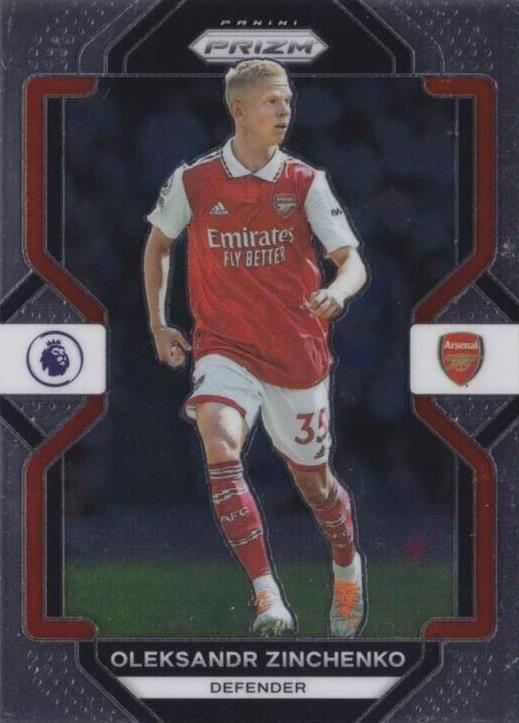 2022 Panini Prizm Premier League Oleksandr Zinchenko #163 Arsenal FC