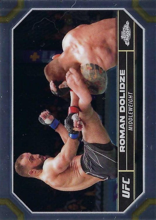 2024 Topps Chrome UFC Roman Dolidze RC #167