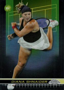 2024 Topps Chrome Tennis Diana Shnaider RC #188