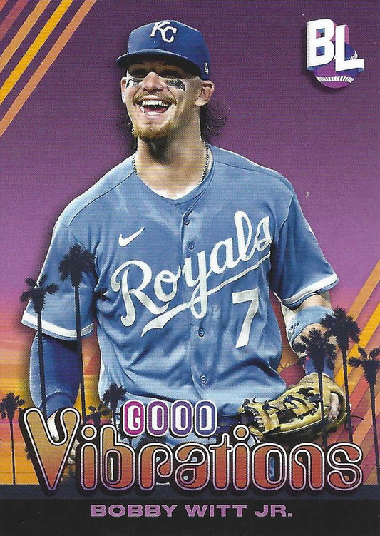 2024 Topps Big League Good Vibrations Bobby Witt Jr. Kansas City Royals #GV-38