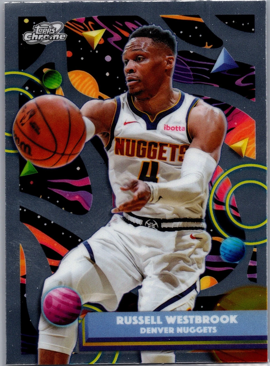 2025 Topps Chrome Cosmic Russell Westbrook #43 Denver Nuggets