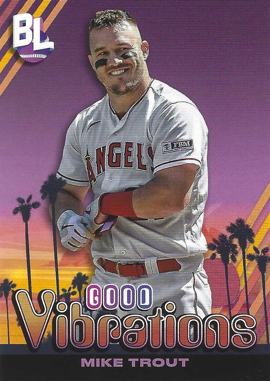 2024 Topps Big League Good Vibrations Mike Trout Los Angeles Angels #GV-2