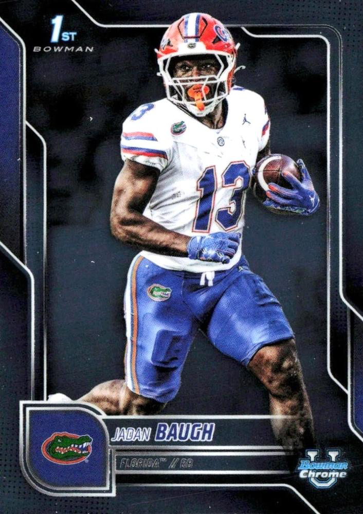 2025 Topps Bowman U Chrome Jadan Baugh 1st #65 Florida Gators
