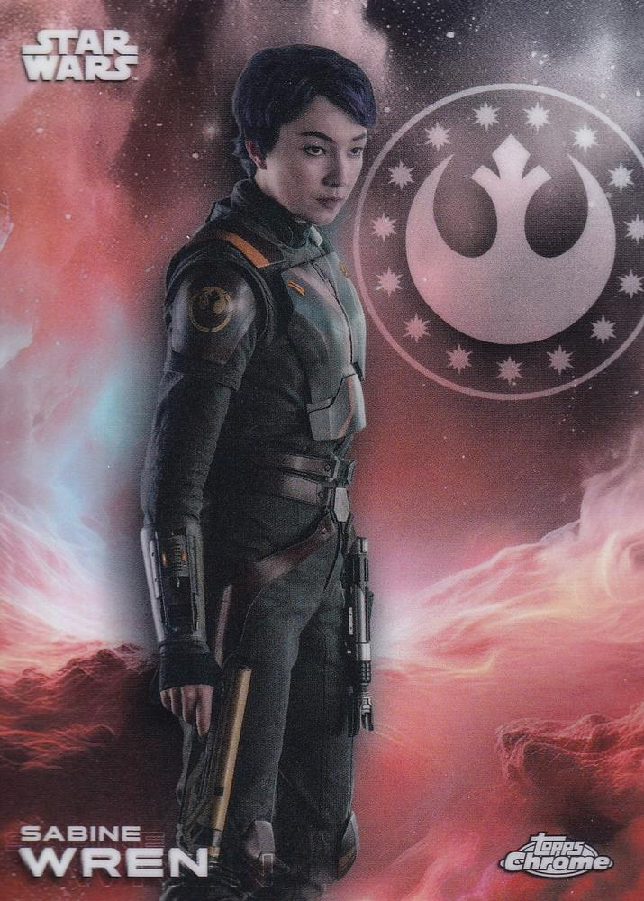 2025 Topps Chrome Star Wars Sabine Wren #160 Star Wars