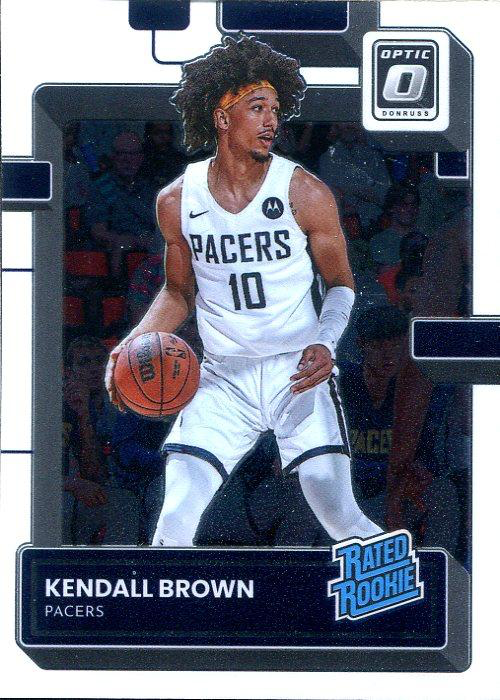 2022 Panini Donruss Optic Kendall Brown Rated Rookie #217 Indiana Pacers