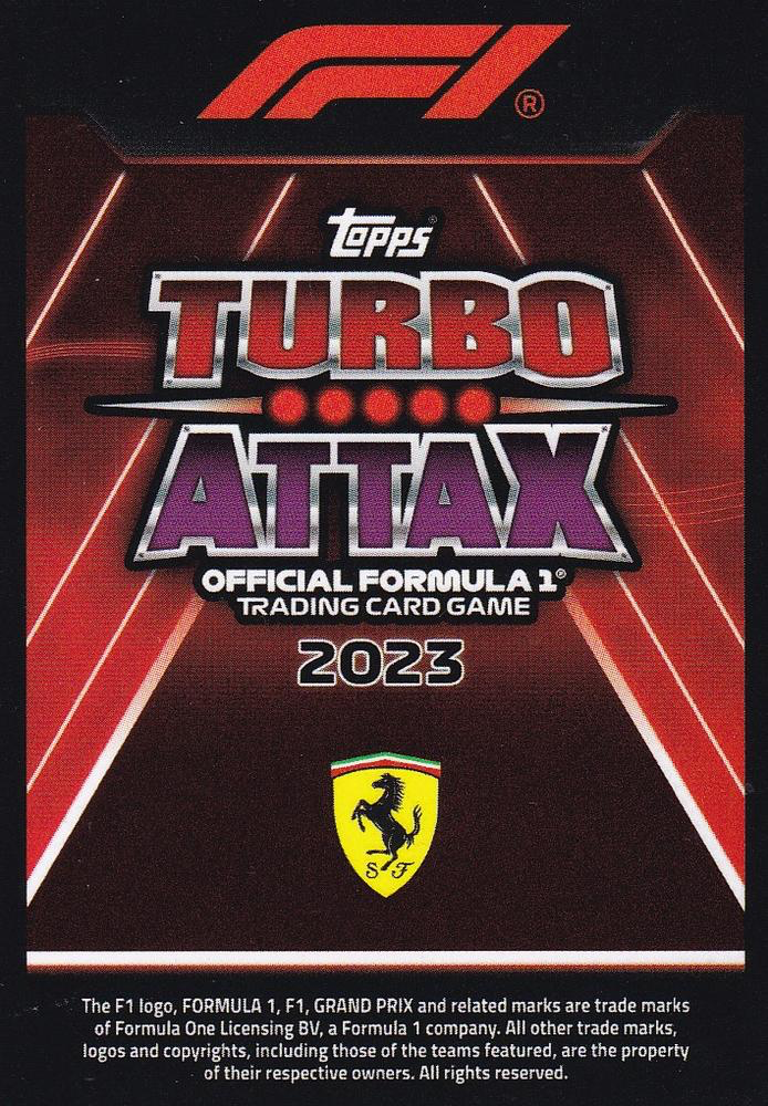 2023 Topps Turbo Attax F1 Charles Leclerc #LE 1D Scuderia Ferrari