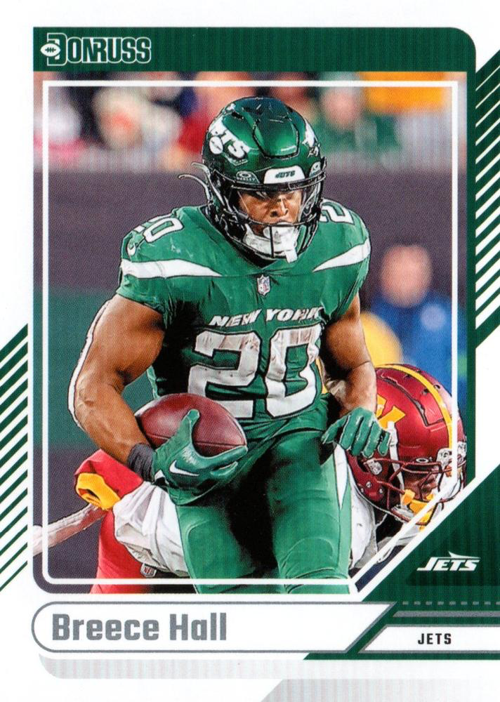 2024 Panini Donruss Breece Hall New York Jets #8