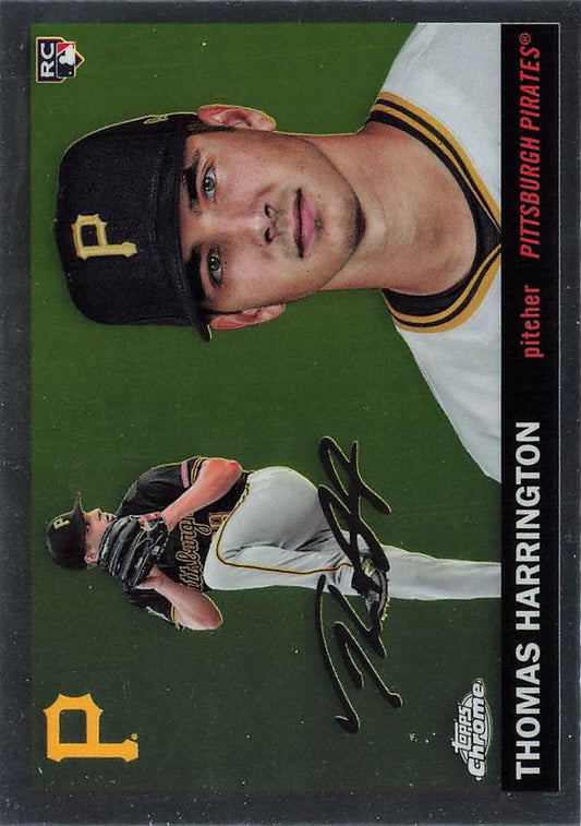 2025 Topps Chrome Platinum RC Thomas Harrington #260 Pittsburgh Pirates