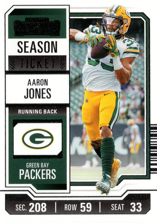 2023 Panini Contenders Aaron Jones Green Bay Packers #36