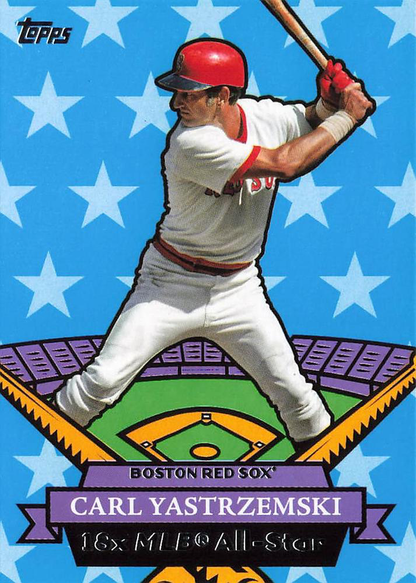 2025 Topps Archives 2007 Topps All-Stars Carl Yastrzemski #07AS-24 Boston Red Sox