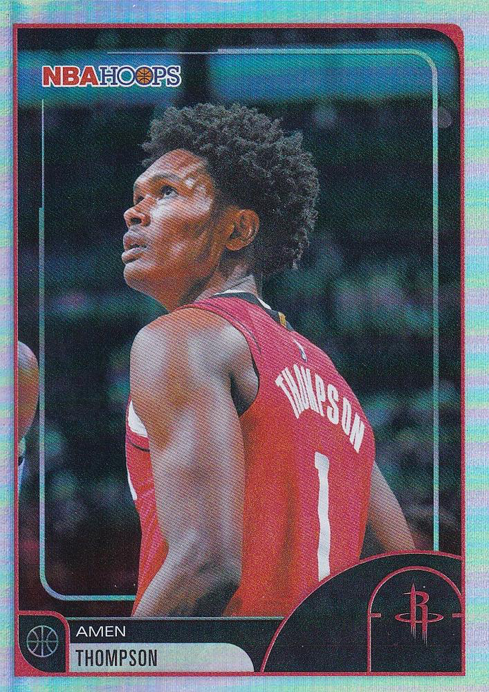2025 Topps Hoops Amen Thompson #123 Houston Rockets