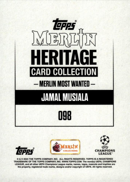 2023 Topps Merlin Heritage UCC Jamal Musiala MMW #98 FC Bayern Munchen