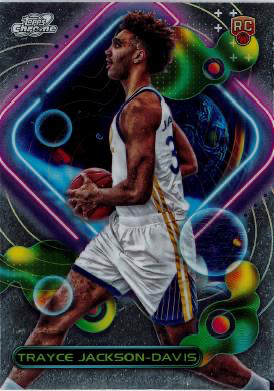 2023 Topps Chrome Cosmic Trayce Jackson-Davis RC #196 Golden State Warriors