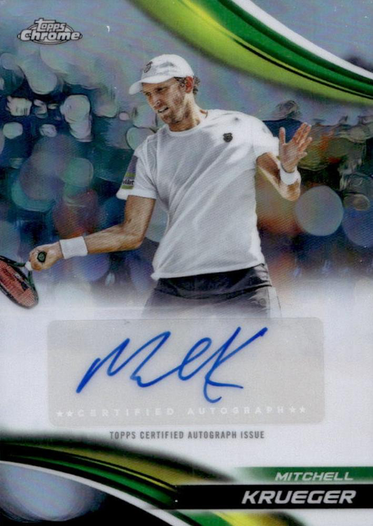 2025 Topps Chrome Tennis Refractor Autograph Mitchell Krueger #CA-MKR