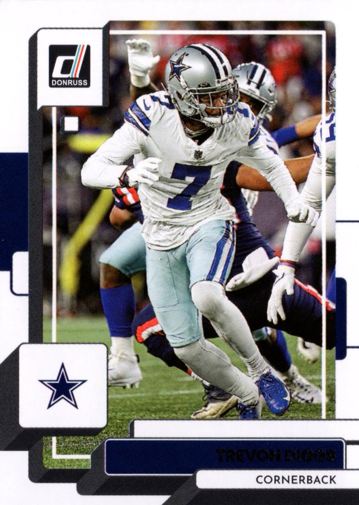 2022 Panini Donruss Trevon Diggs #158 Dallas Cowboys
