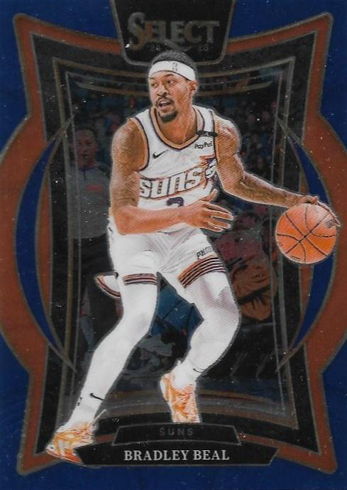 2024 Panini Select Bradley Beal Blue #12 Phoenix Suns