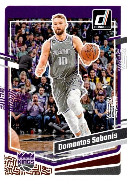 2023 Panini Donruss Domantas Sabonis #82 Sacramento Kings