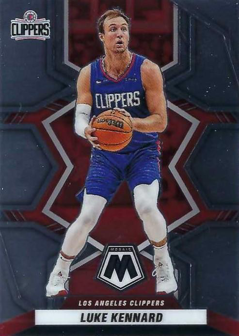 2021 Panini Mosaic Luke Kennard #121 Los Angeles Clippers
