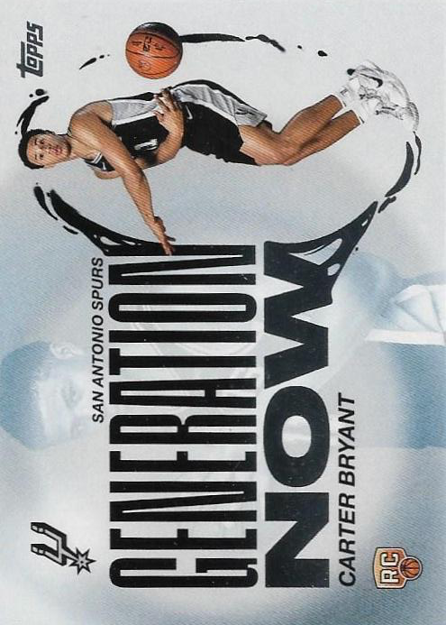 2025 Topps NBA Generation Now Carter Bryant GN-14 San Antonio Spurs