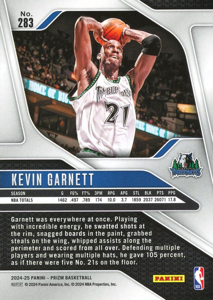 2024 Panini Prizm Kevin Garnett LGD #283 Minnesota Timberwolves